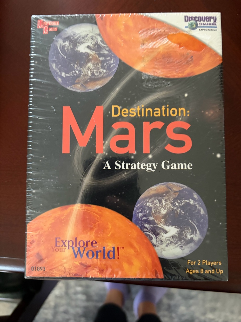 Destination: Mars Strategy Game - - Black & Orange